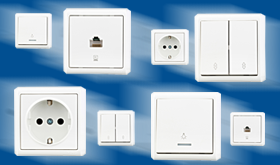 Flächenschalter Design VISIO IP20