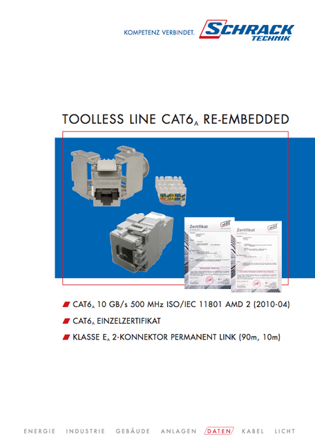 TOOLLESS LINE CAT6a